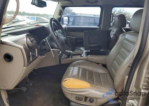 2003 Hummer H2 z USA, uszkodzony, nr VIN 5GRGN23U93H131698